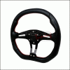 Universal Spec-D Technic Steering Wheel - 350mm - Black - SW-94159-BK2-RS