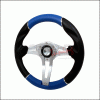 Universal Spec-D Technic 3 Steering Wheel - 320mm - Black & Red - SW-94168-BKB