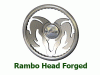 Hot Rod Deluxe Rambo Head Full Wrap Billet Steering Wheel - SW-RAMBO