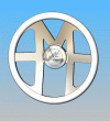 Hot Rod Deluxe M Logo 2 Full Wrap Billet Steering Wheel - SW-m-logo2