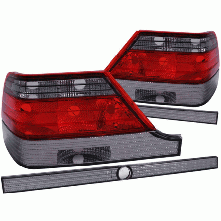 Mercedes  Mercedes-Benz S Class Anzo Taillights with Red Housing - Smoke Lens - 221154
