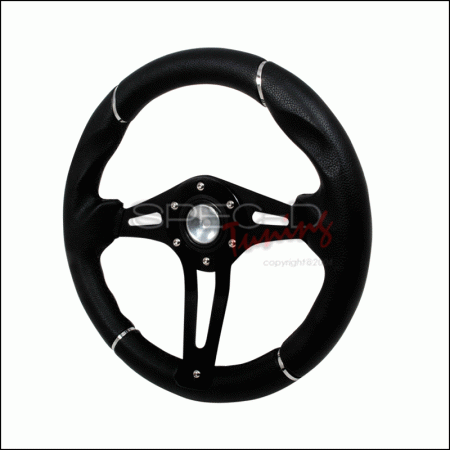 Mercedes  Universal Spec-D Technic 3 Steering Wheel - 320mm - Black - SW-94168-BK2