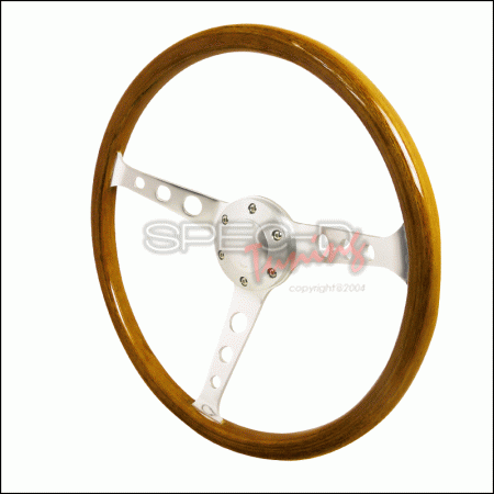 Mercedes  Universal Spec-D 360mm Wooden Steering Wheel - SW-W-102